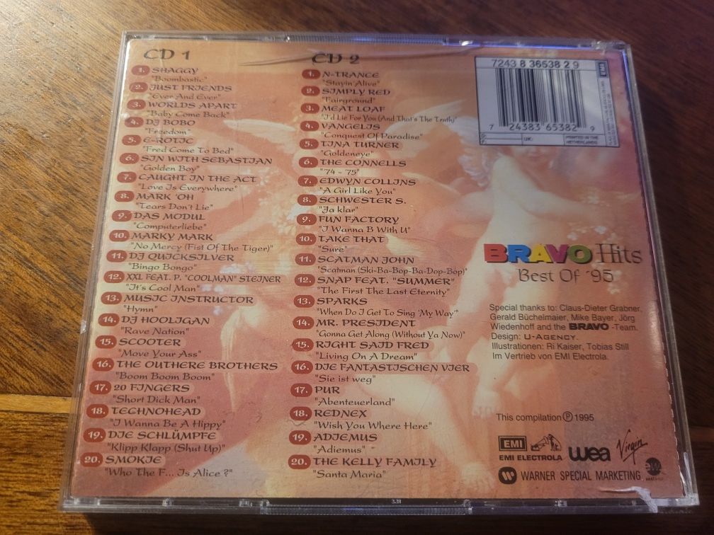 CD x 2 Bravo Hits Best of 95 Warner 1995