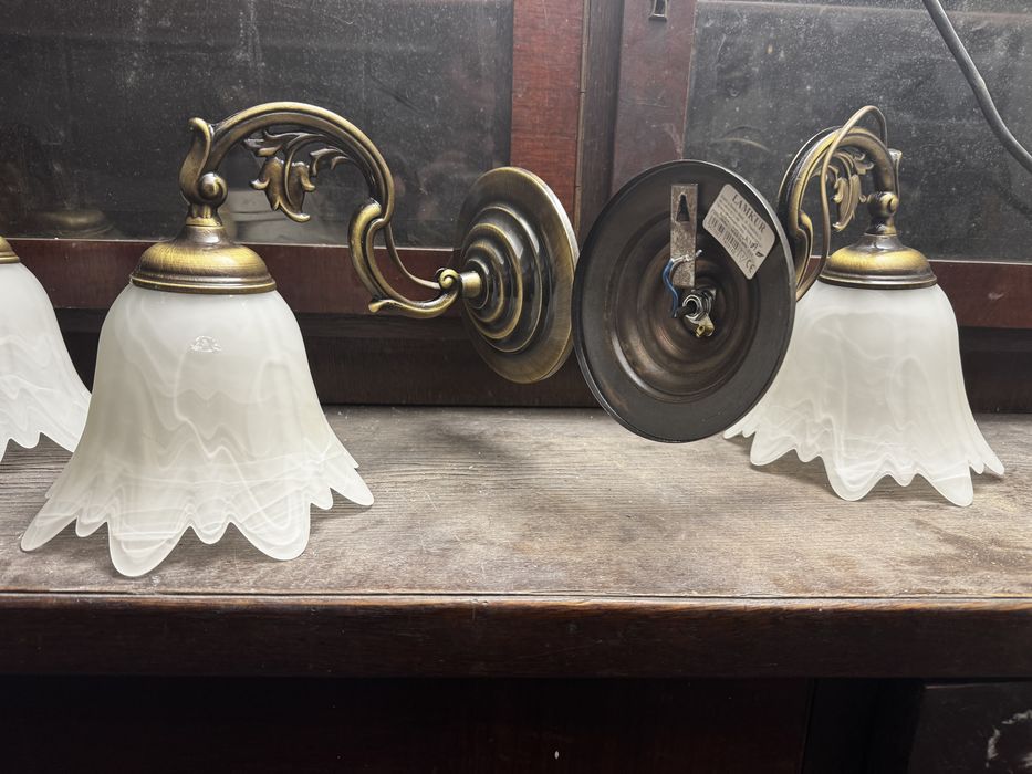 Lampy Lamkur - żyrandol + 4 kinkiety