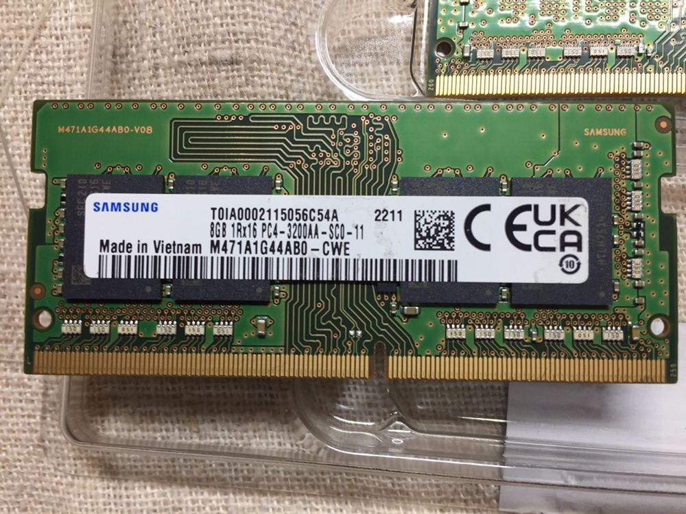 Samsung ddr4 sodim 16 гб память ноутбука