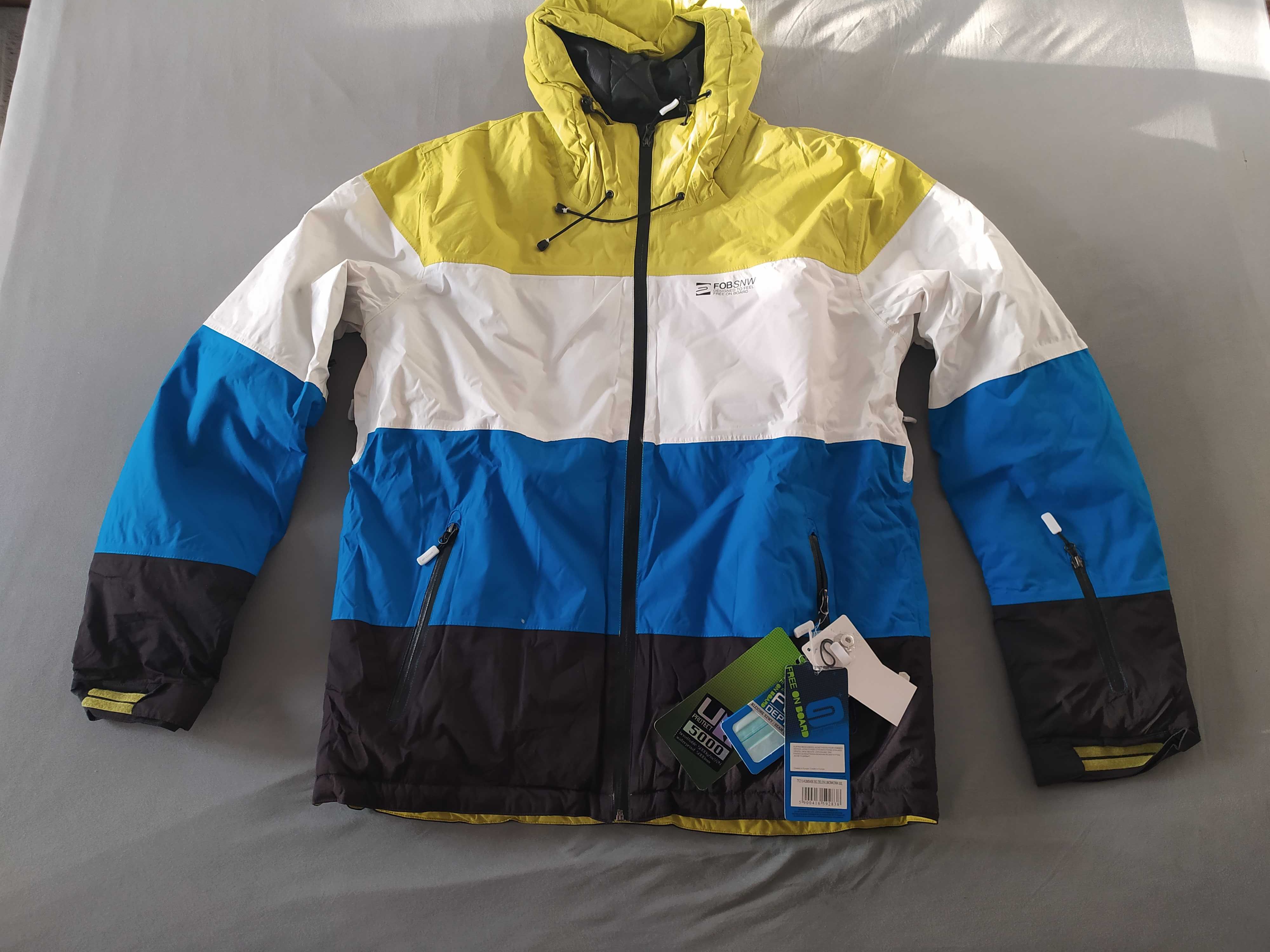 Nowy komplet snowboardowy FOB w rozm. XXL