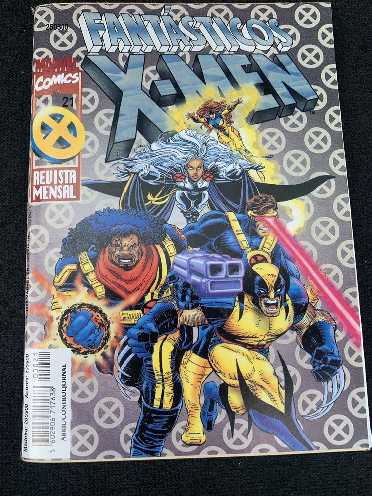 Lote de 8 Antigas Revistas BD X-Men