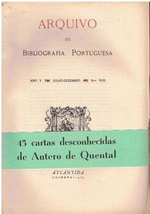 5038 - Literatura -Livros sobre Antero de Quental 1