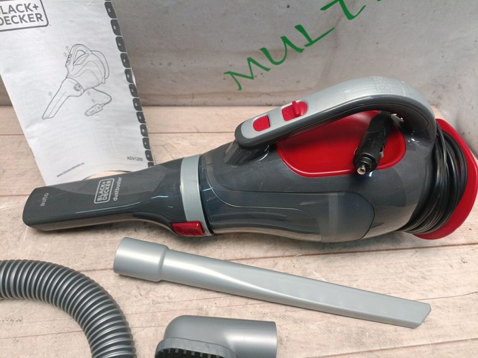 BLACK+DECKER ADV1200 пилосос автомобільний, 12В