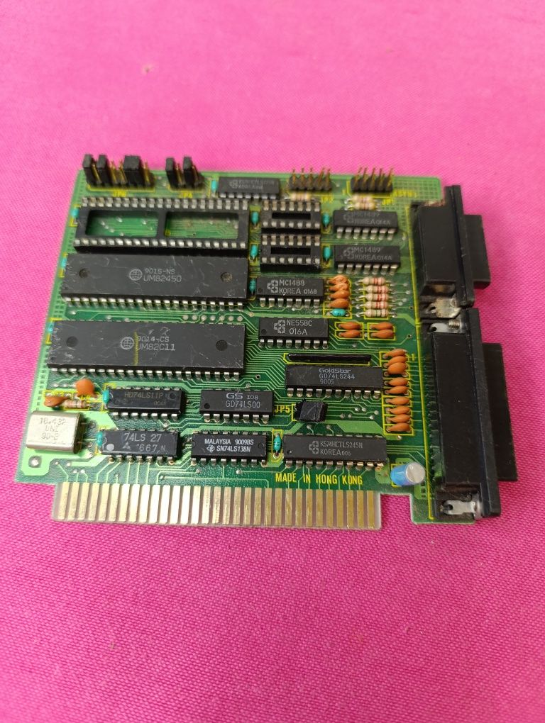 Старая плата управления от компьютера Контроллер SIS 82C450 2 X RS LPT