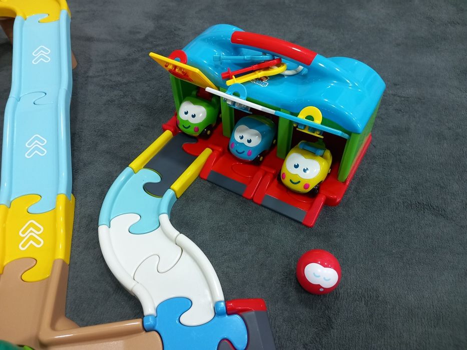 Beep beep imaginarium, garagem, estação de serviço, parque