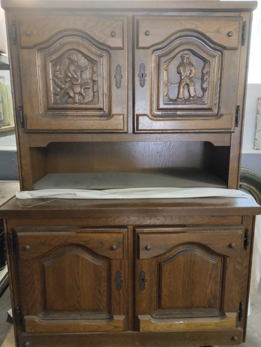 Zestaw mebli drewnianych Ensched II  okazja rzeźbiobe