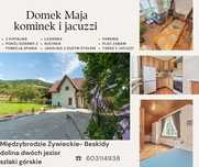 Domek z kominkiem, jacuzzi , blisko plaża, góry, jezioro