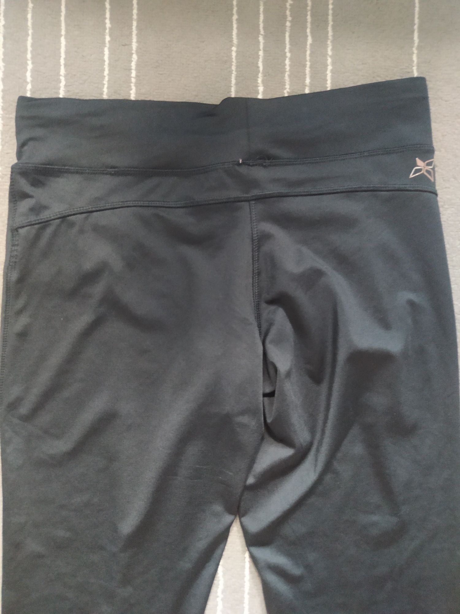 Legginsy długie czarne jak nowe Crivit