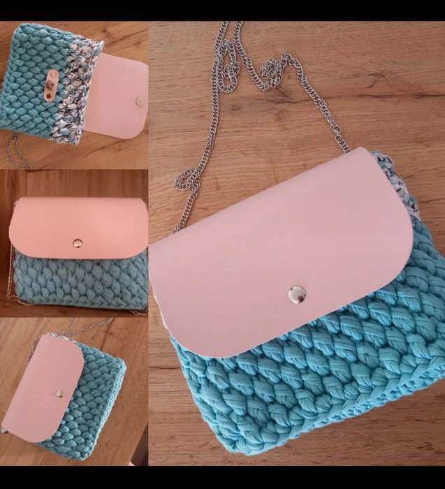 Torebka wykonana na szydełku