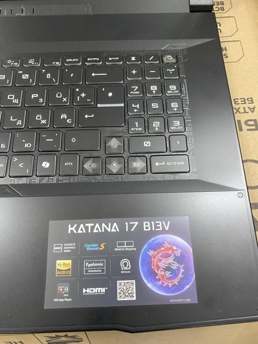 Игровой ноутбук MSI Katana 17 B13VGK 17.3 Core i9-13900H/16/1/4070