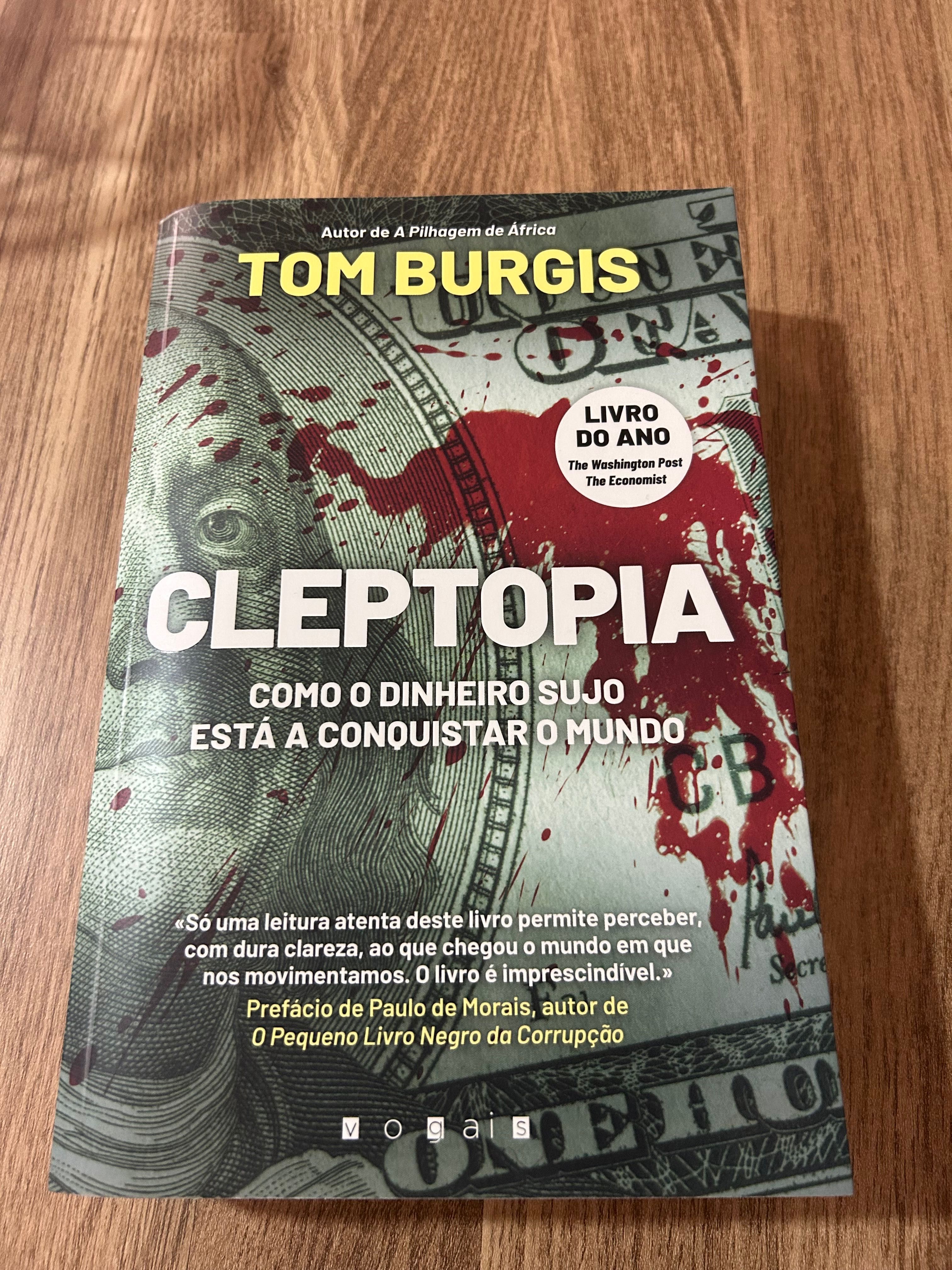 Livro Cleptopia - Tom Burgis