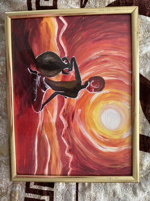 Картина акрилом з рамкою