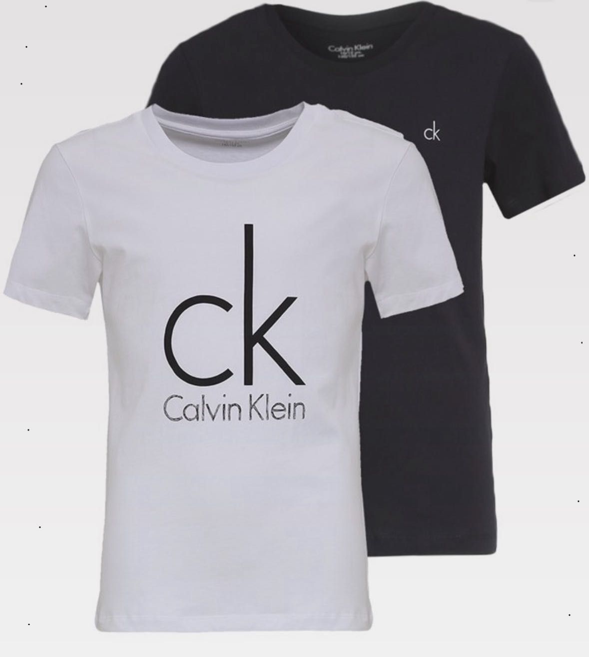 Oryginalny nowy 2pack koszulek Calvin Klein w rozmiarze 140-152