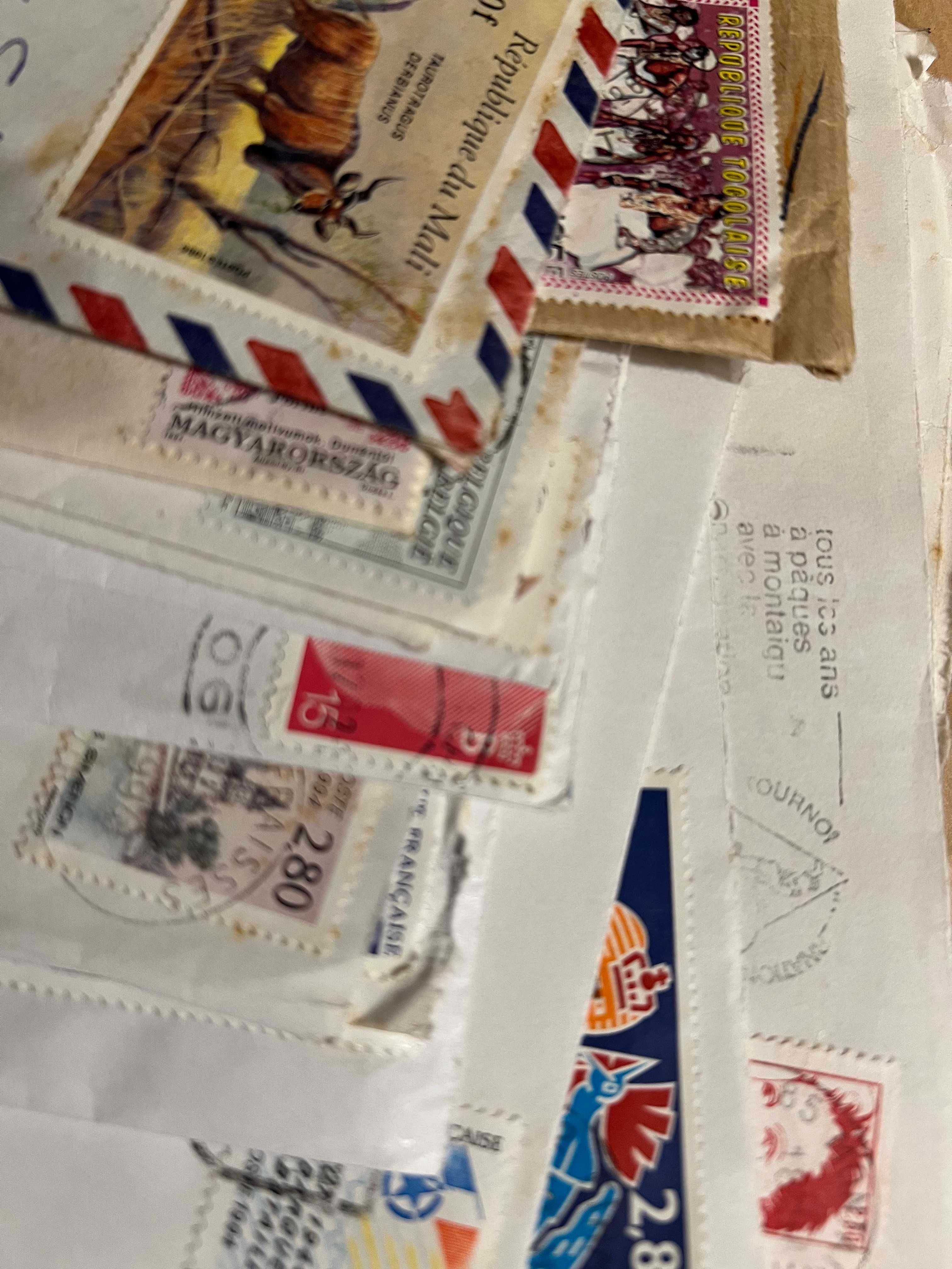 Selos Usados em cartas