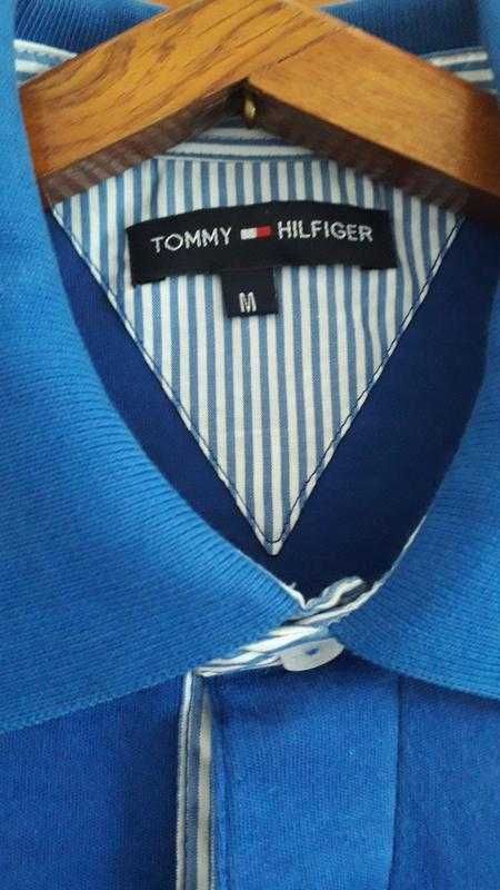 Подростковая синяя кофта лонгслив Tommy Hilfiger на мальчика