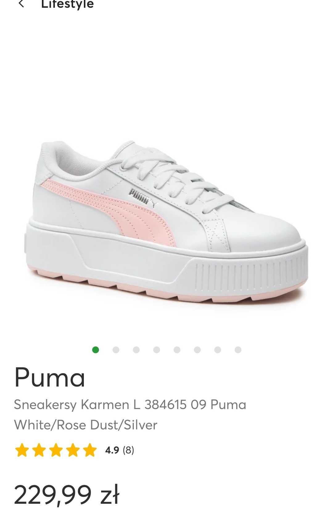 Nowe jak na zdjęciu puma na koturnie