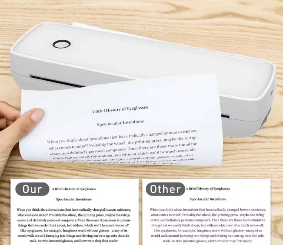 Термопринтер A4 Bluetooth Портативный Беспроводной, Xprinter A80