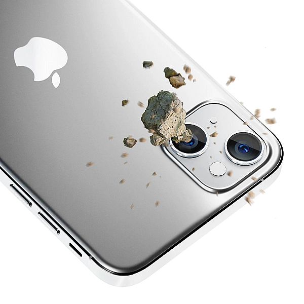 Osłona aparatu 3mk Lens Protection Pro na iPhone 14 - srebrna