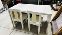 IKEA STUVA stolik + 2 krzesła białe - Kraków