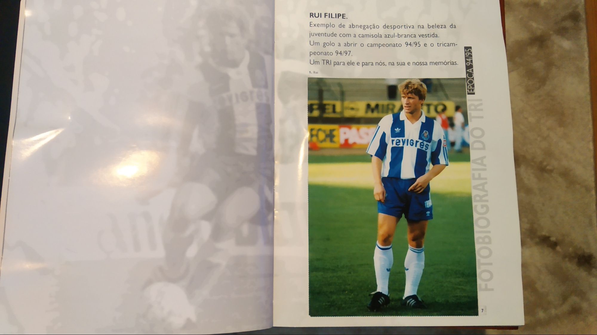 Fotobiografia com fotos destacáveis do TRI-FCPORTO