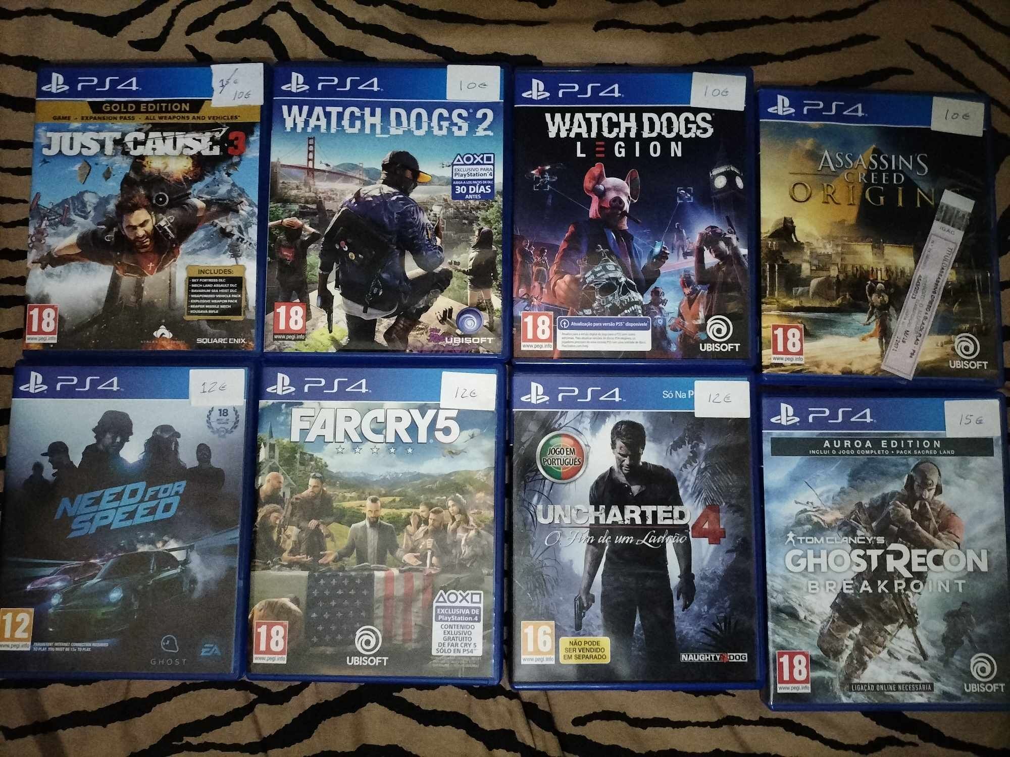 Jogos ps4 usados