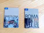 Guias de viagem de bolso Barcelona&Roma lonely planet