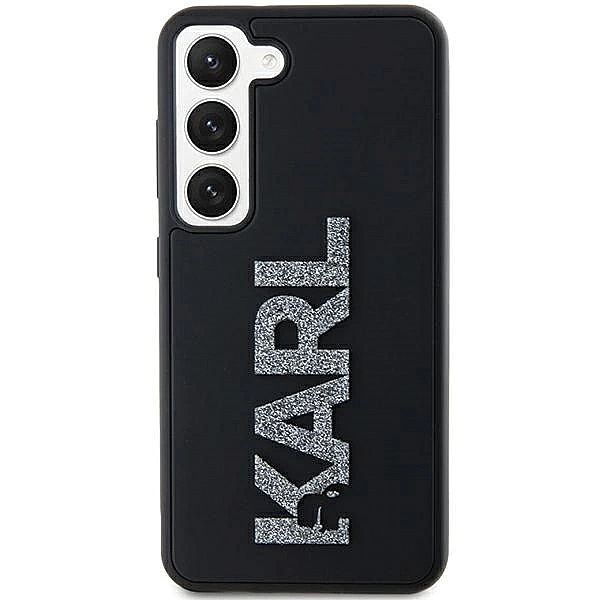 Etui Karl Lagerfeld 3D Rubber Glitter Logo na Samsung Galaxy S23 - cza