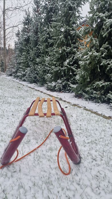 Sanki duże solidne na dwie osoby