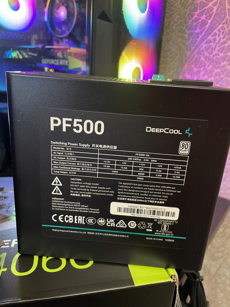 Блок Живлення Deepcool PF500