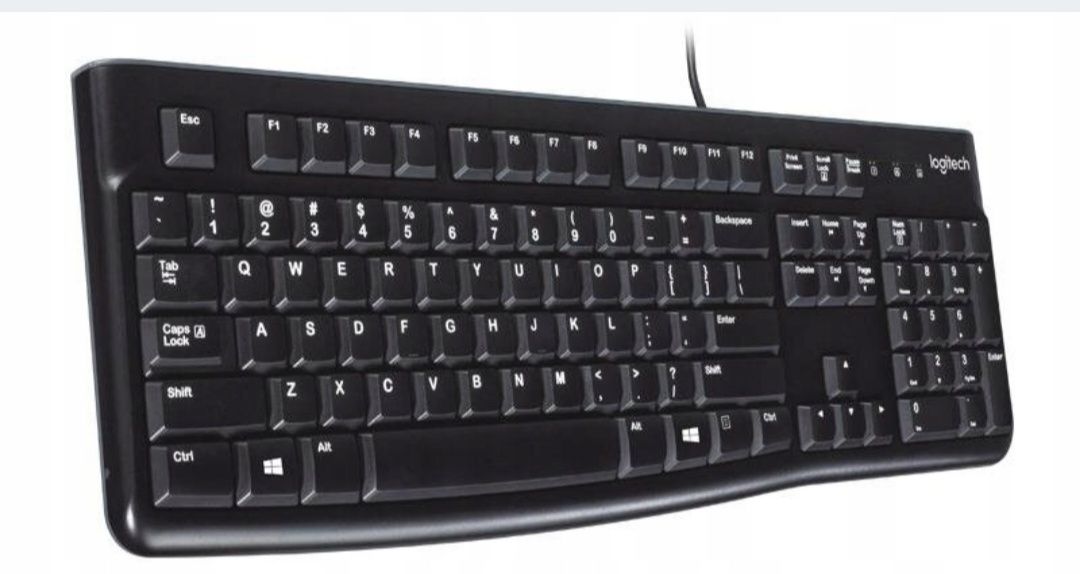 Klawiatura membranowa Logitech K120 USB czarna