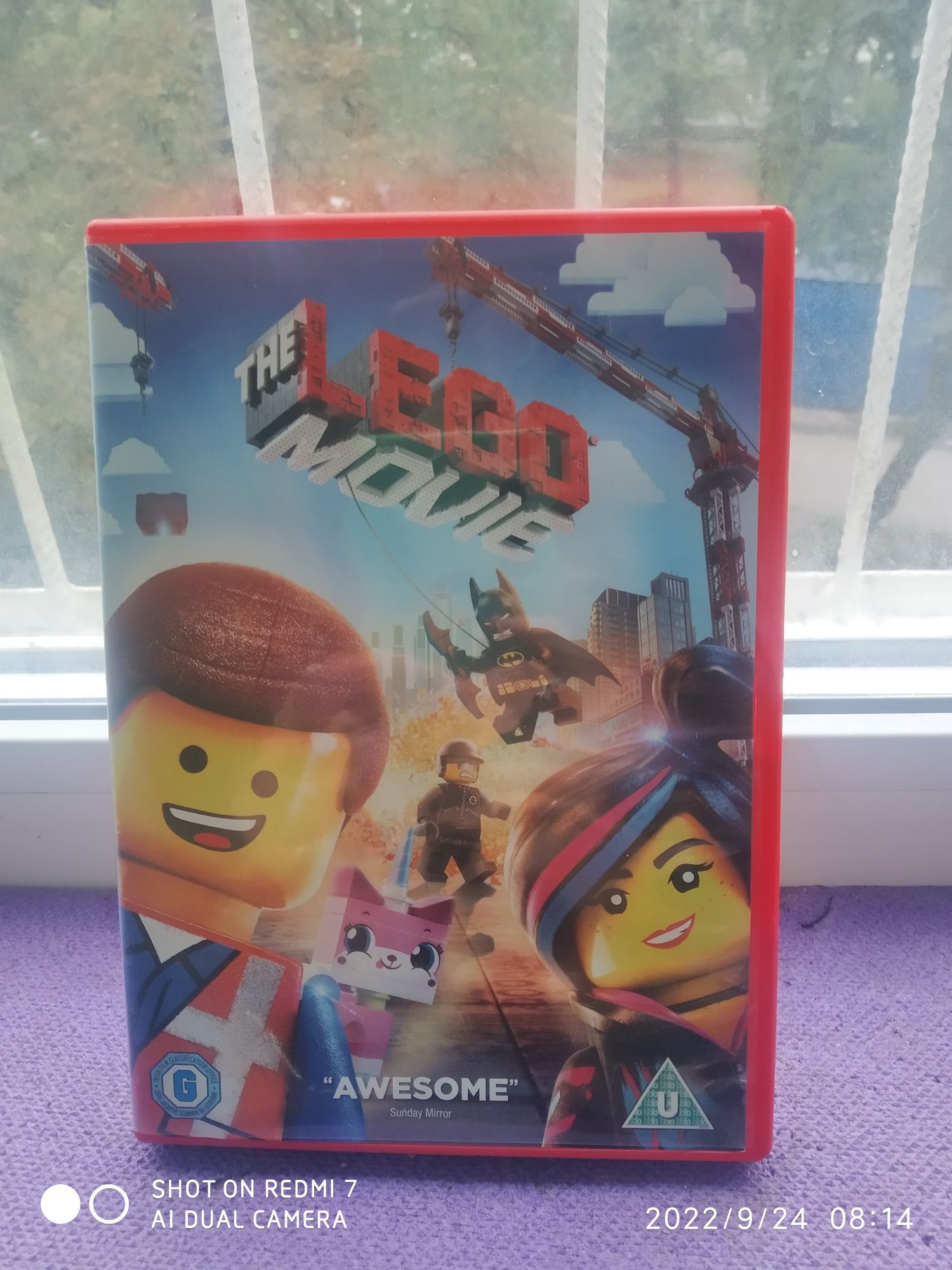 Диск Lego movie, один диск, на Анг, франц, немецк ,и т.д.