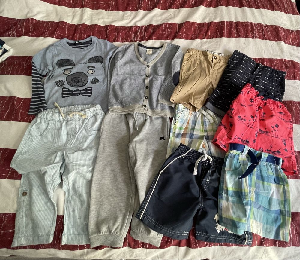 Paka ubrań 46 szt plus 3 czapki H&M, zara, reserved, george i inne