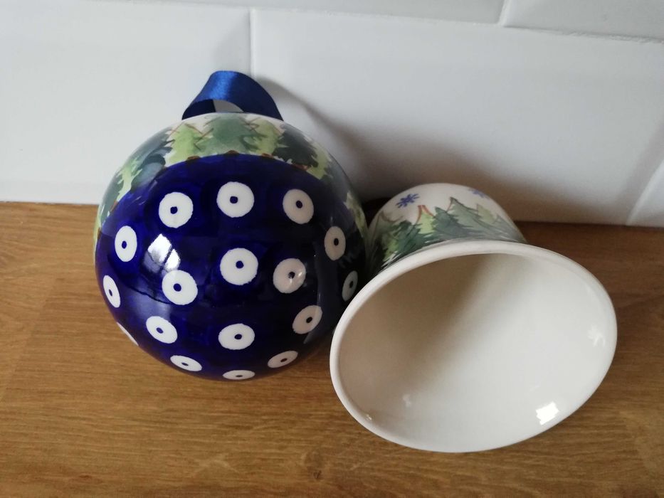 Duże bombki Ceramika Bolesławiec