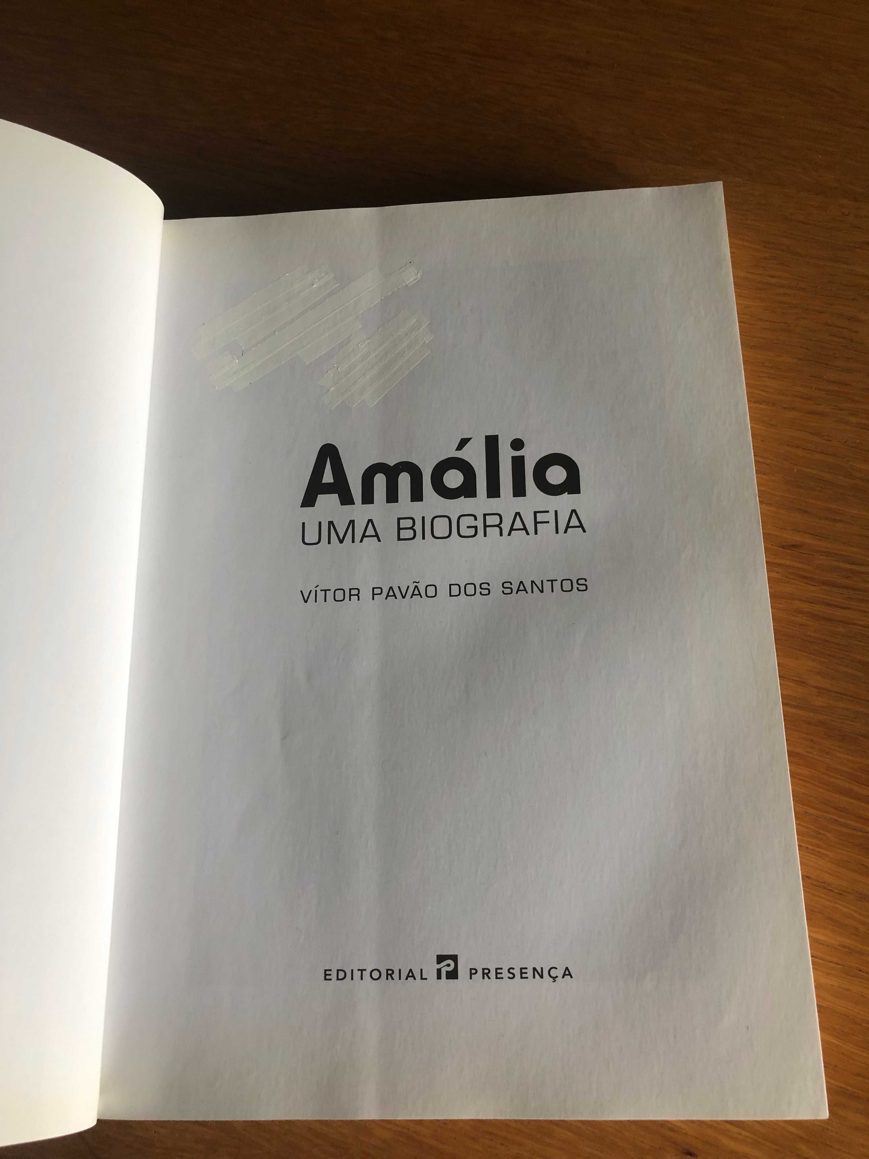 AMÁLIA Uma Biografia      Vítor Pavão dos Santos    portes grátis