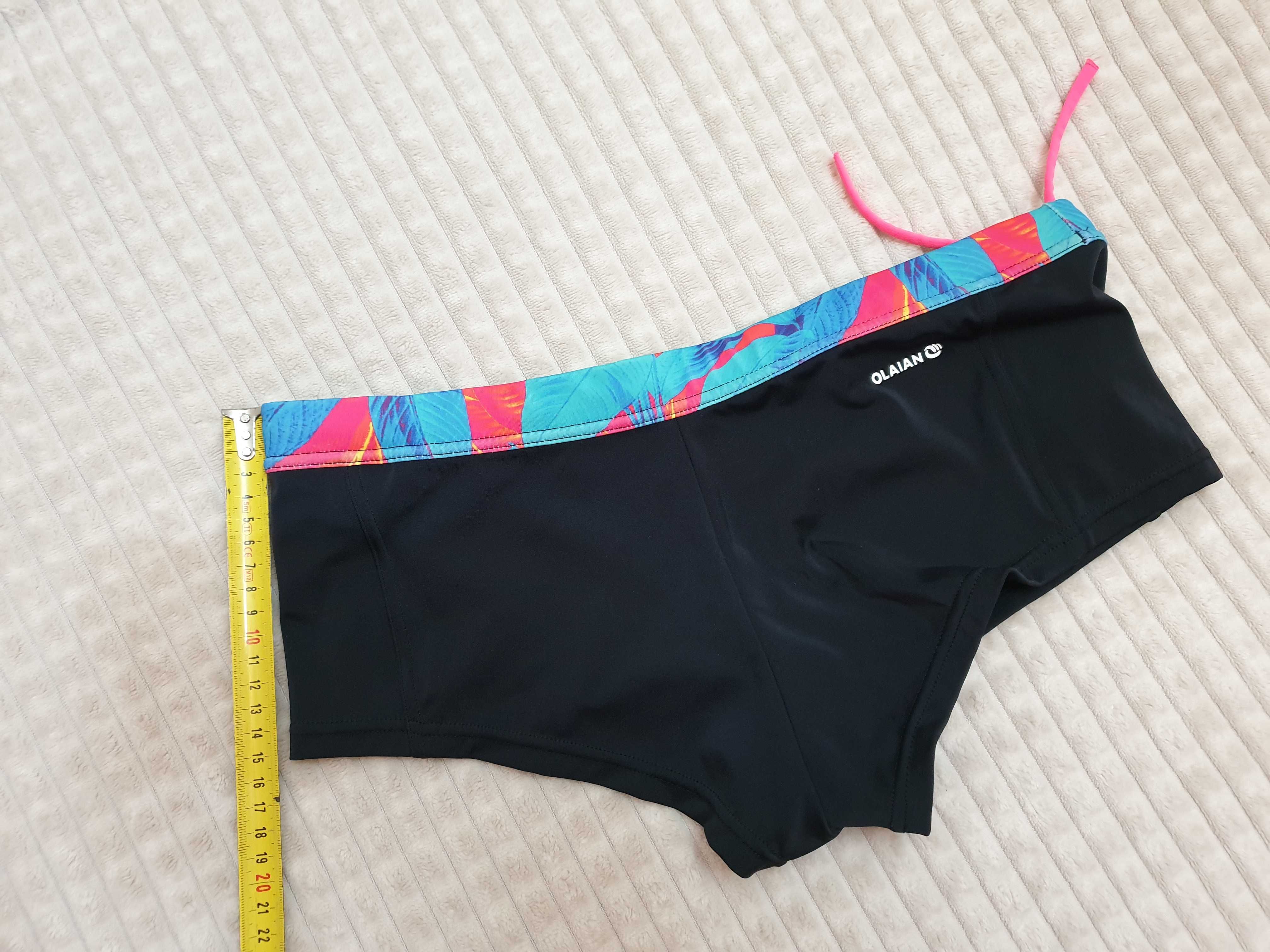 Плавки шортики бразиліана Decathlon Olaian жіночі чорні розмір M-L