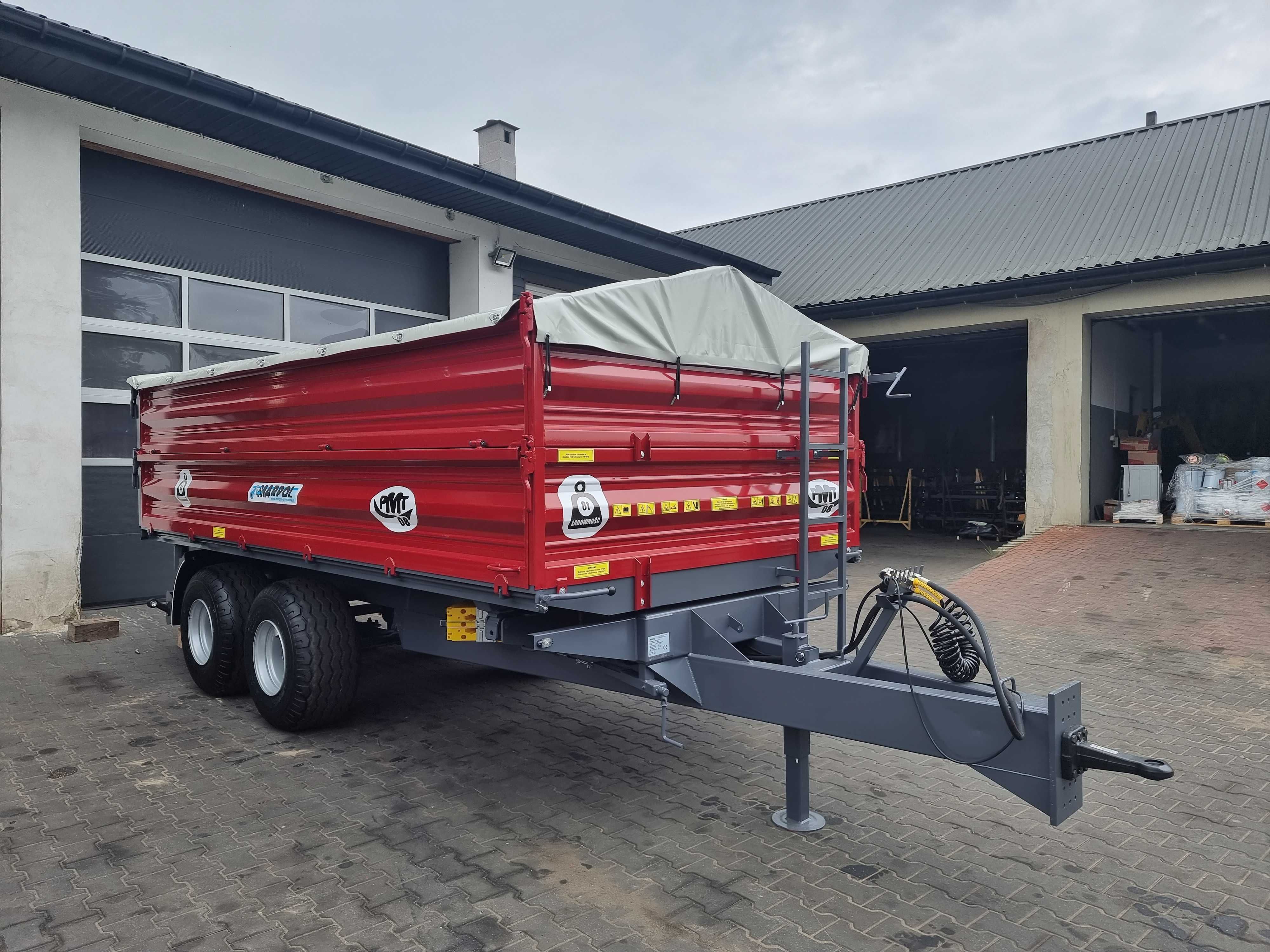 MARPOL -TRAILER Przyczepa tandem burtowy 8 ton