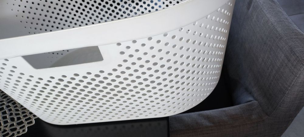 Duży kosz na pranie Curver+ nowe bambusowe klamerki gratis