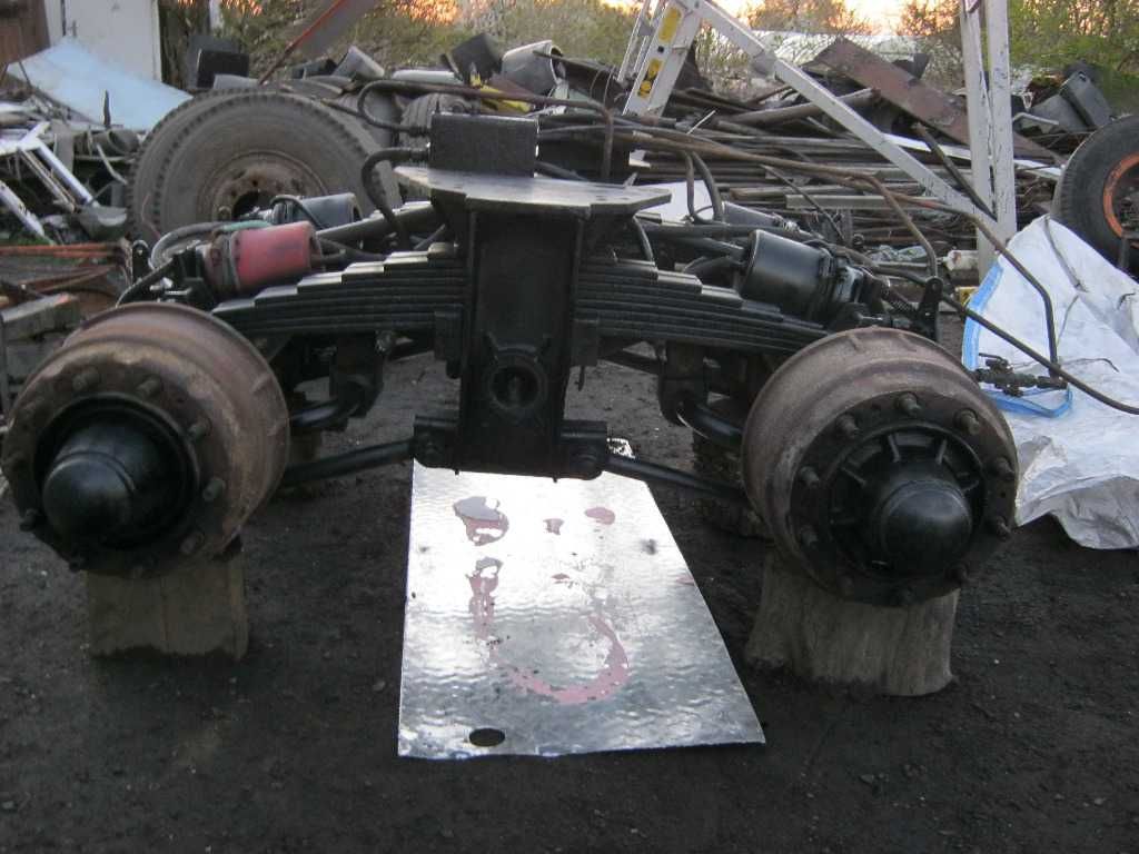 Przyczepa tandem wózek tandem oś osie 30 ton DMC podwozie, zawieszenie