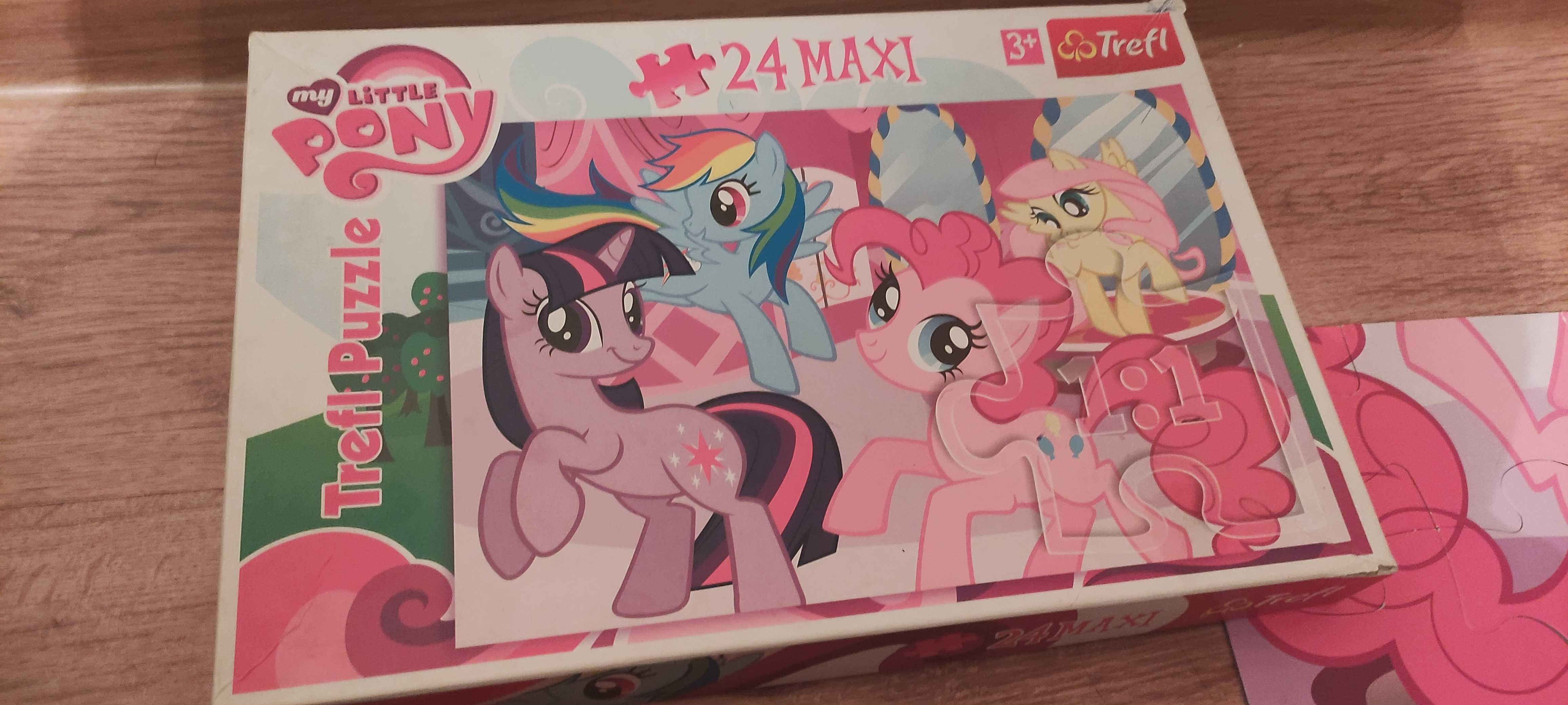 Puzzle Maxi koniki pony 24elementy