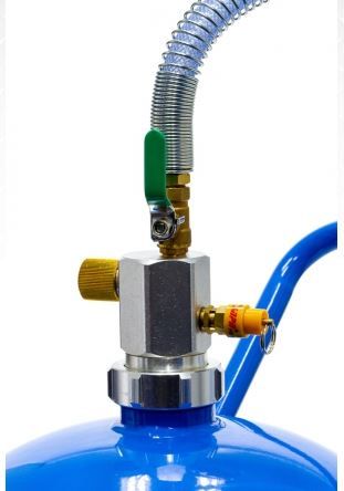 Máquina Tanque decapagem jacto de areia 26 Lt granalha e coridão AP28