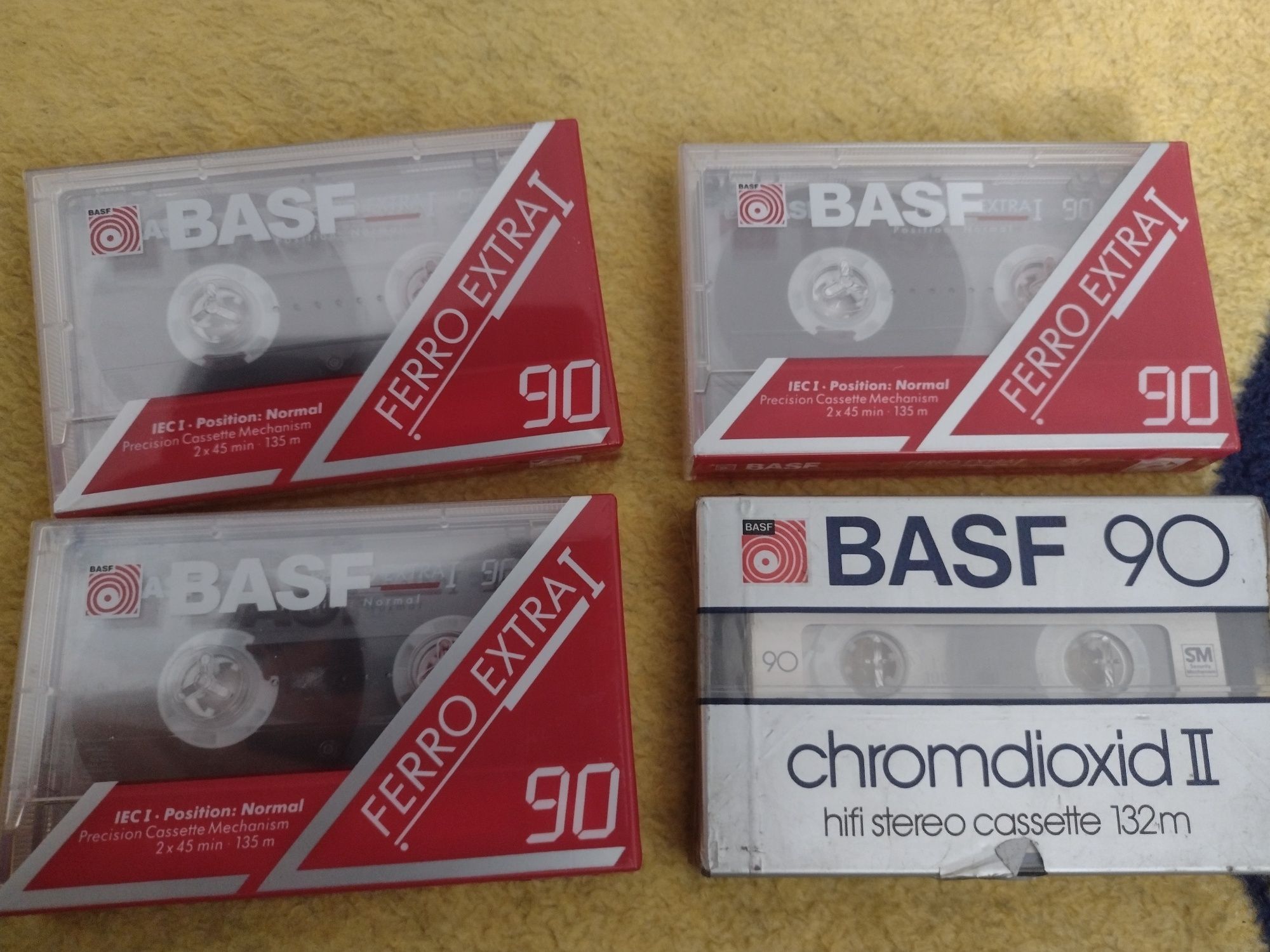 Kasety magnetofonowe BASF 90