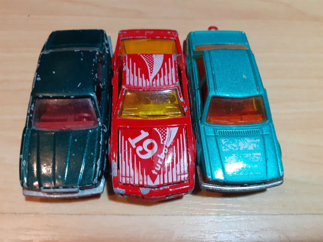 Lote de 3 miniaturas antigas Majorette