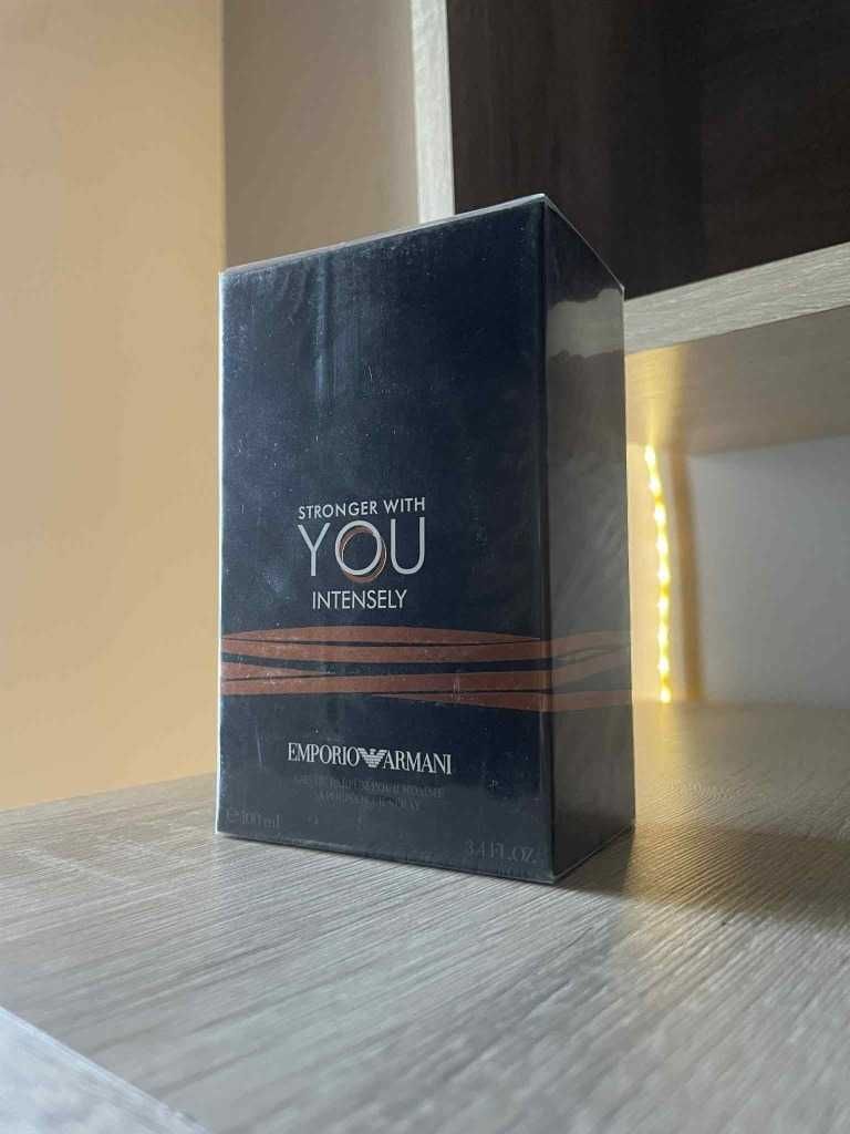 Armani Stronger With You Intensely 100 ml Perfumy Nowe Zafoliowane