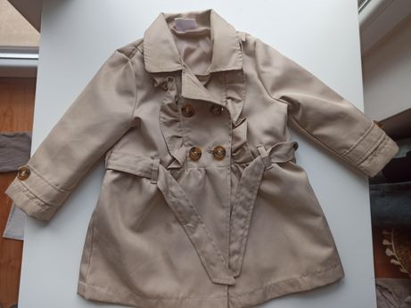 Płaszczyk kurtka dla dziewczynki r.80