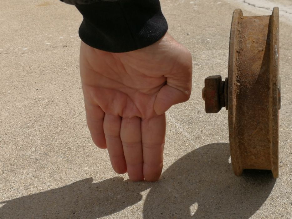 Roda / roldana de poço / elevação