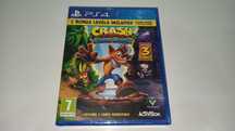 ps4 CRASH BANDICOOT NSALE TRILOGY 3 części 1,2,3 nowa! Folia!