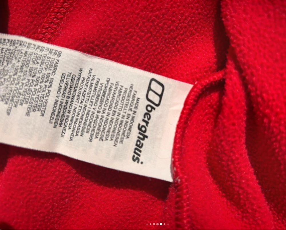 Bluza polarowa berghaus fleece