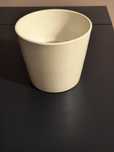 IKEA SOJABÖNA Osłonka doniczki, biały, 9 cm, ceramika