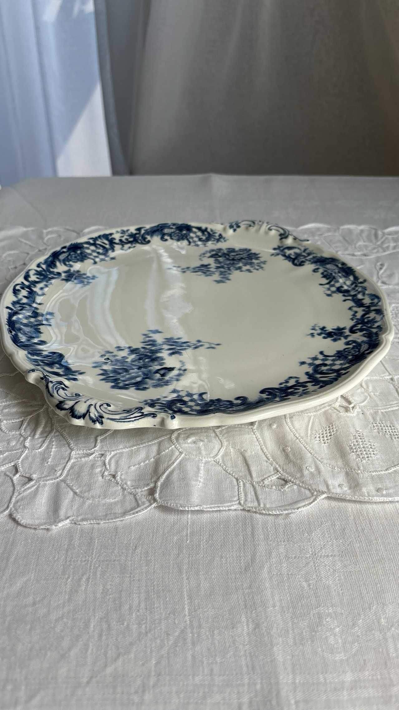 Villeroy & Boch Valeria patera do ciasta 28,5* 26,5 cm kolor kobaltowy