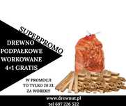 Drewno rozpałkowe SUPERPROMO!! 4+1 GRATIS!!